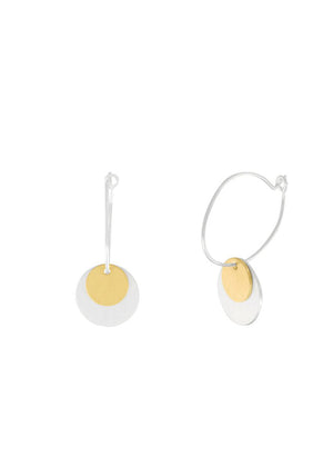 Hoop Contrast Earrings