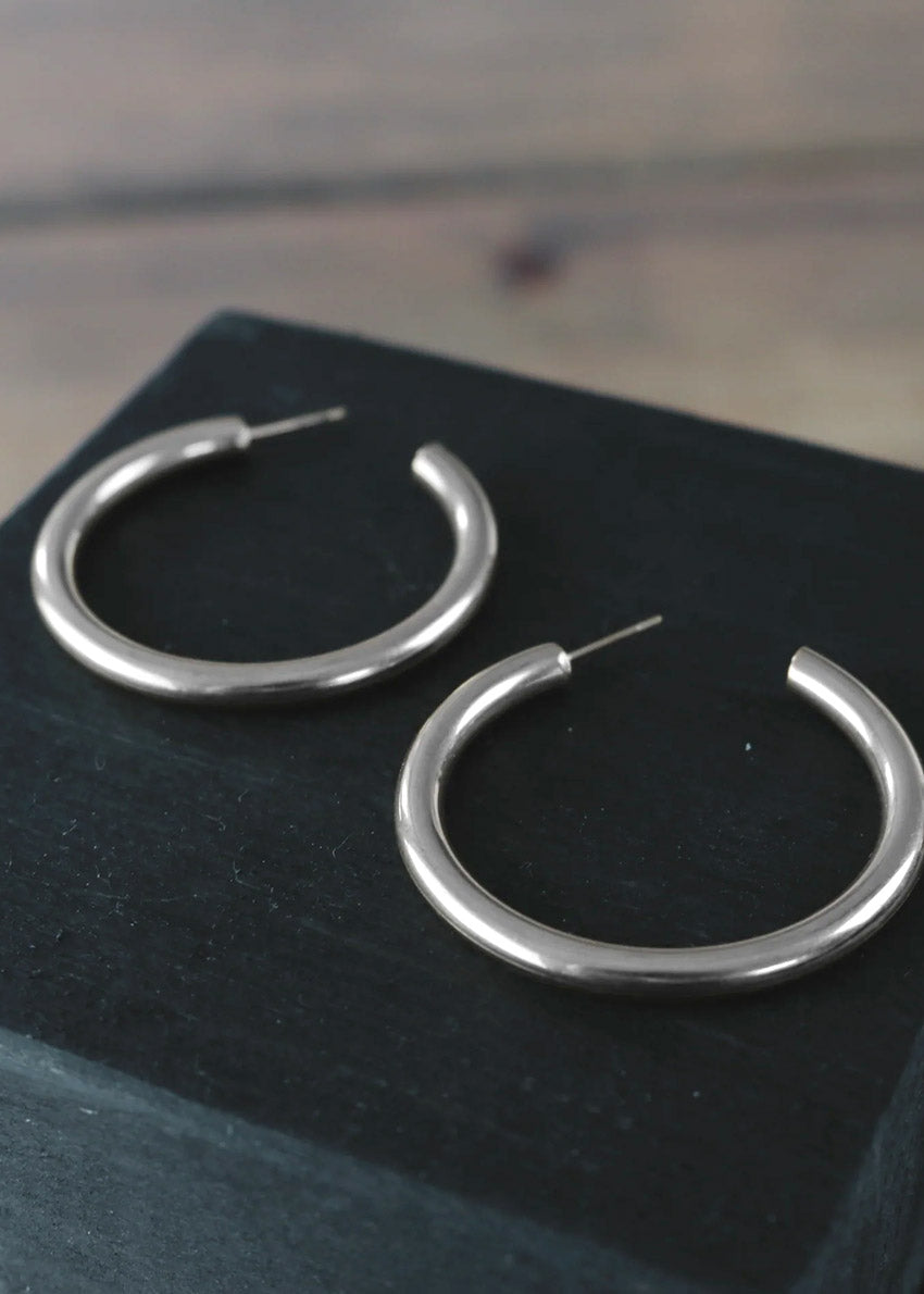 Chunky Hoop Earrings