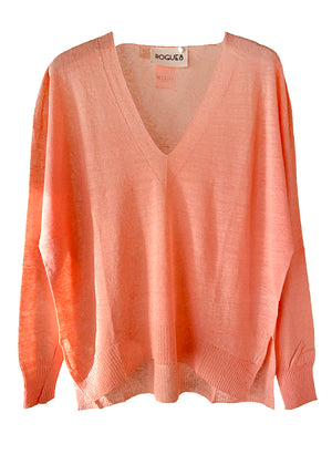 Aie Salmon Sweater