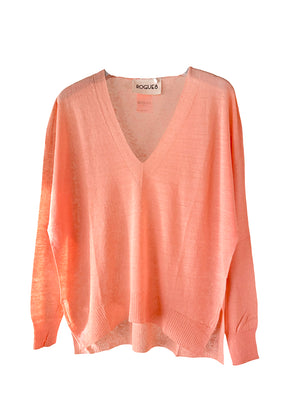 Aie Salmon Sweater