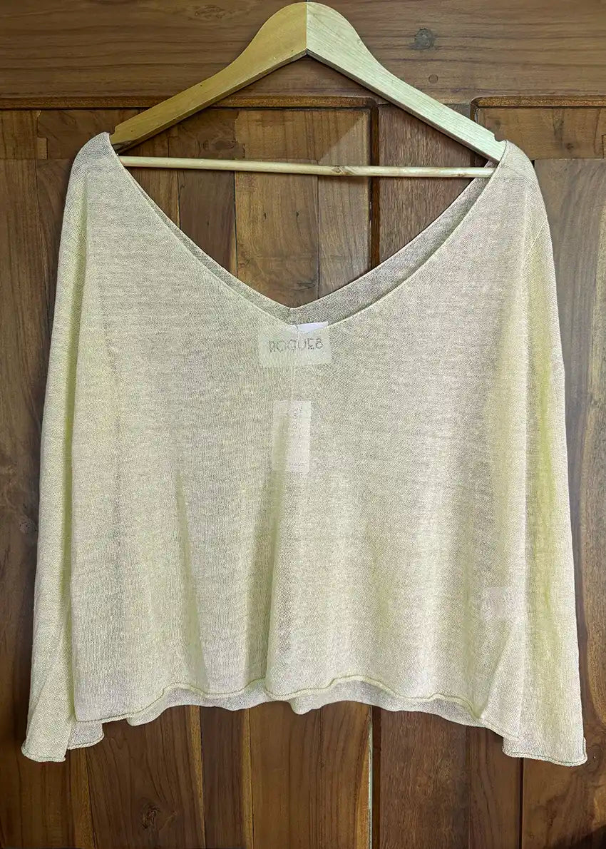 Glou CornSilk Short Sweater