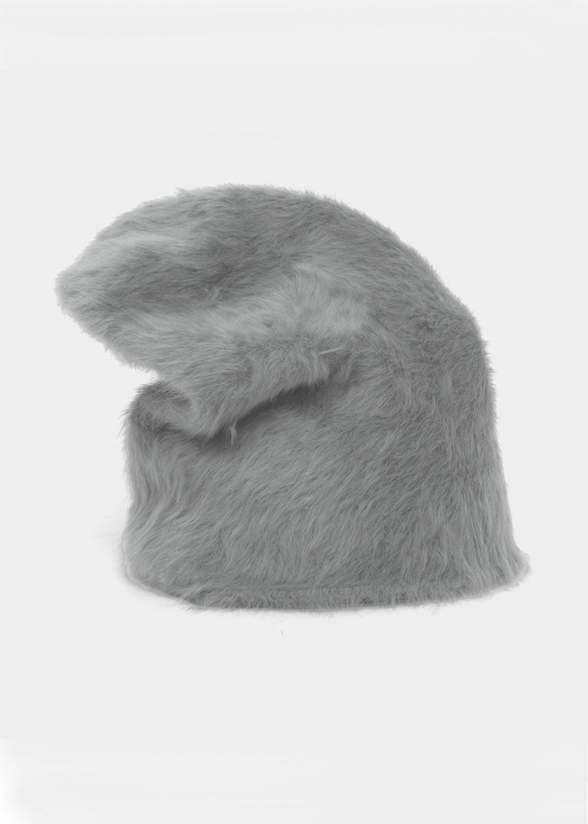 soft angora beanie